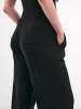 Slouchy Knit Pants (AMSS2542-BLACK) sold by lorenzo