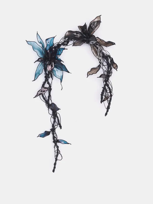 Whitered Brooch (FP-A47-978-1-BLACK) made by Yohji Yamamoto