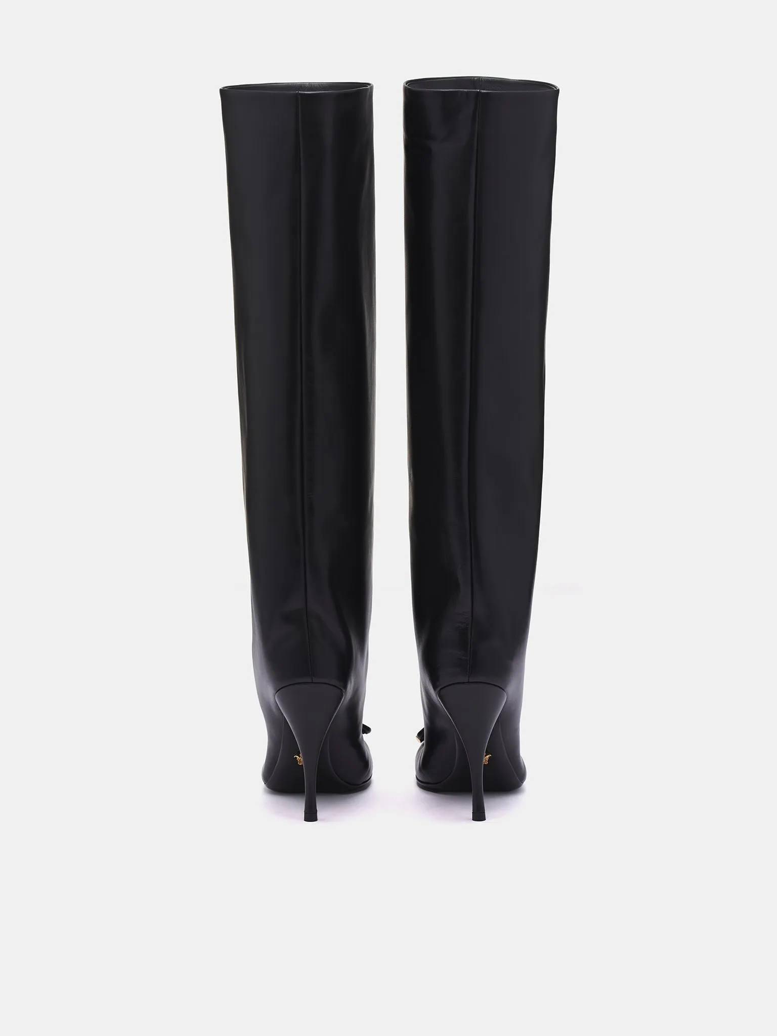 Opera Bow Knee-High Boots (1017227-1A06986-BLACK-GOLD) sold by lorenzo product image thumbnail 4