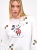 Disney Mickey Sequin Flower Tee (DJS157SFF5037-WHITE-MULTI) sold by lorenzo