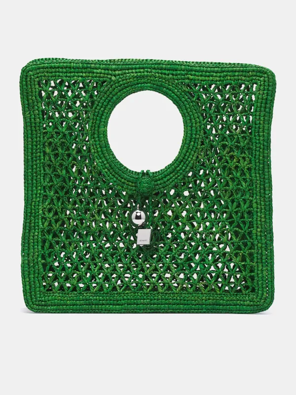 The Spiaggia Small Square Bag (251BA421-3219-GREEN) sold by lorenzo