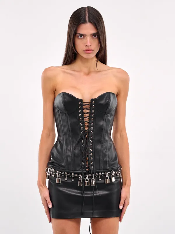 The Sword Corset (TPVLBK14-BLACK) sold by lorenzo