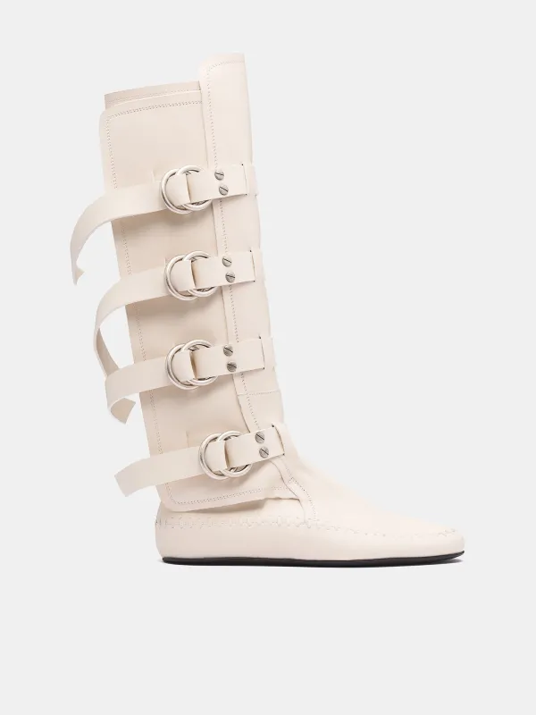 Siver Boots (B0012922-LT154-CHALK) sold by lorenzo