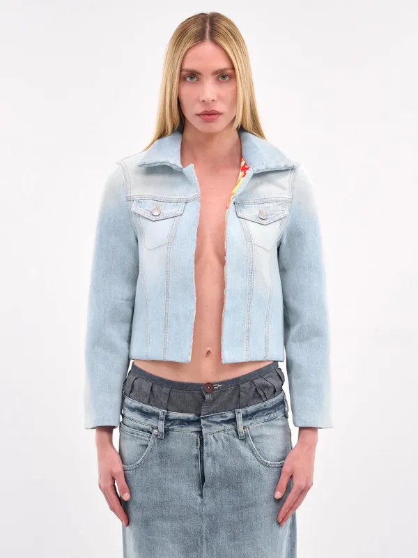 Padded Crop Denim Jacket (A90642-LIGHT-BLUE) sold by lorenzo