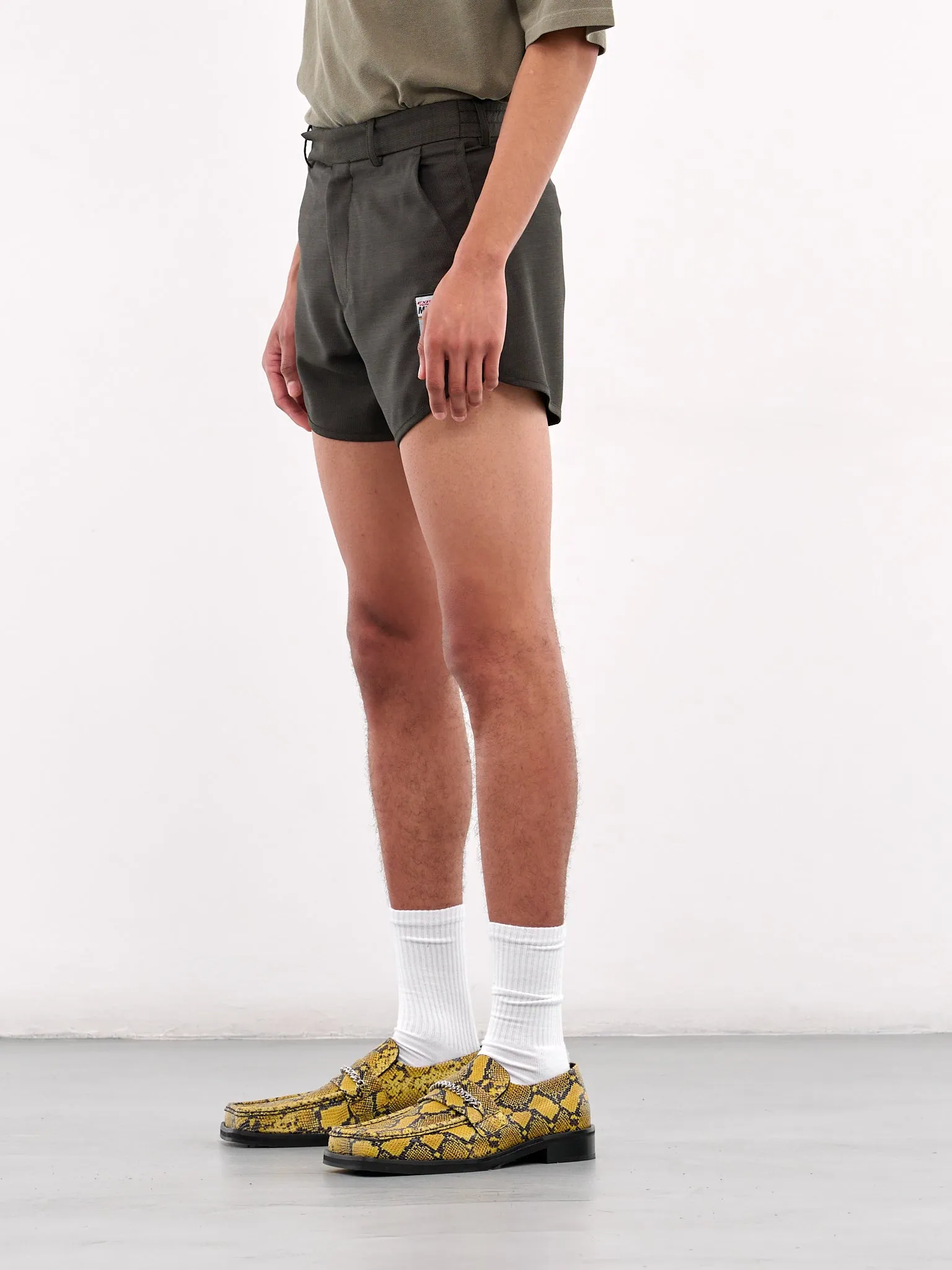 Tailored Gym Shorts (323WT10414-GREEN) sold by lorenzo product image thumbnail 2