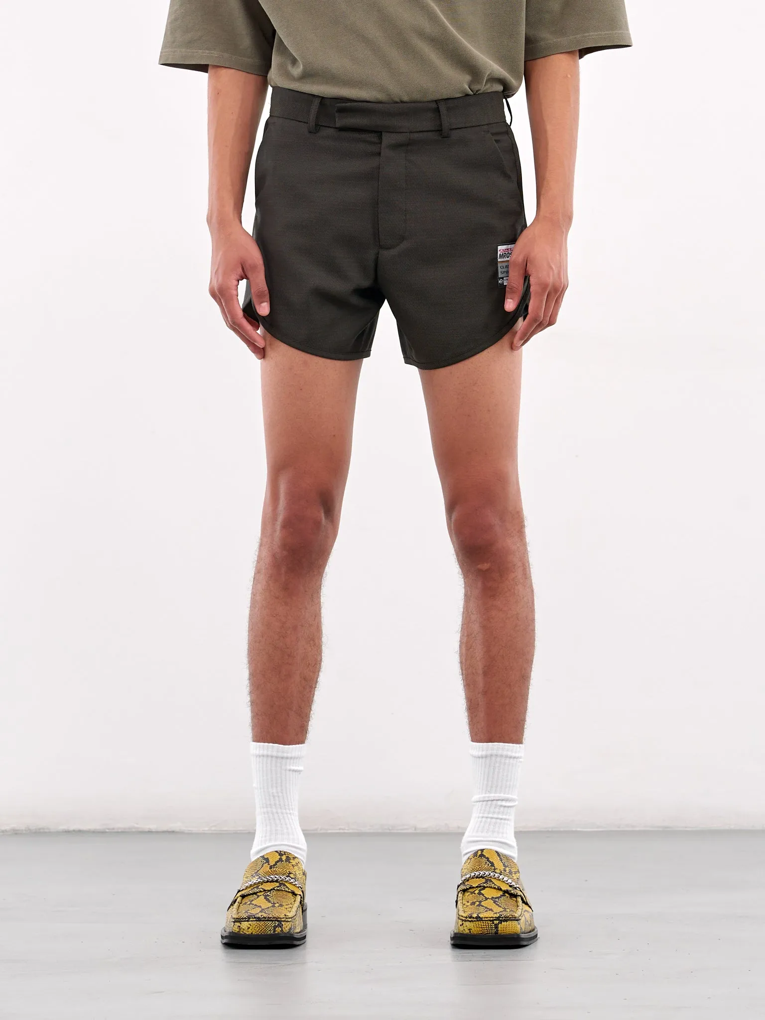 Tailored Gym Shorts (323WT10414-GREEN) sold by lorenzo