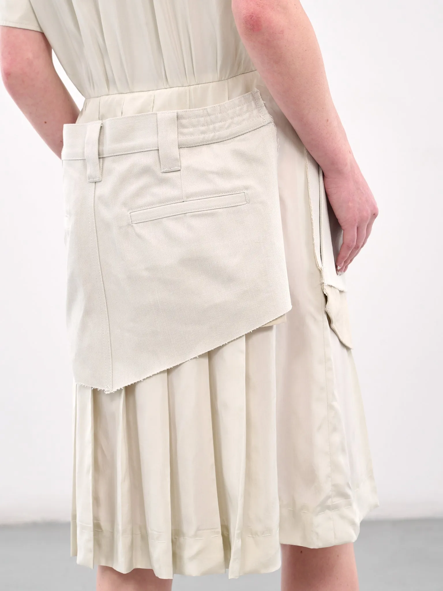 Deconstructed Mini Dress (S51DD0029-MTN060-LIGHT-GREY) sold by lorenzo product image thumbnail 5