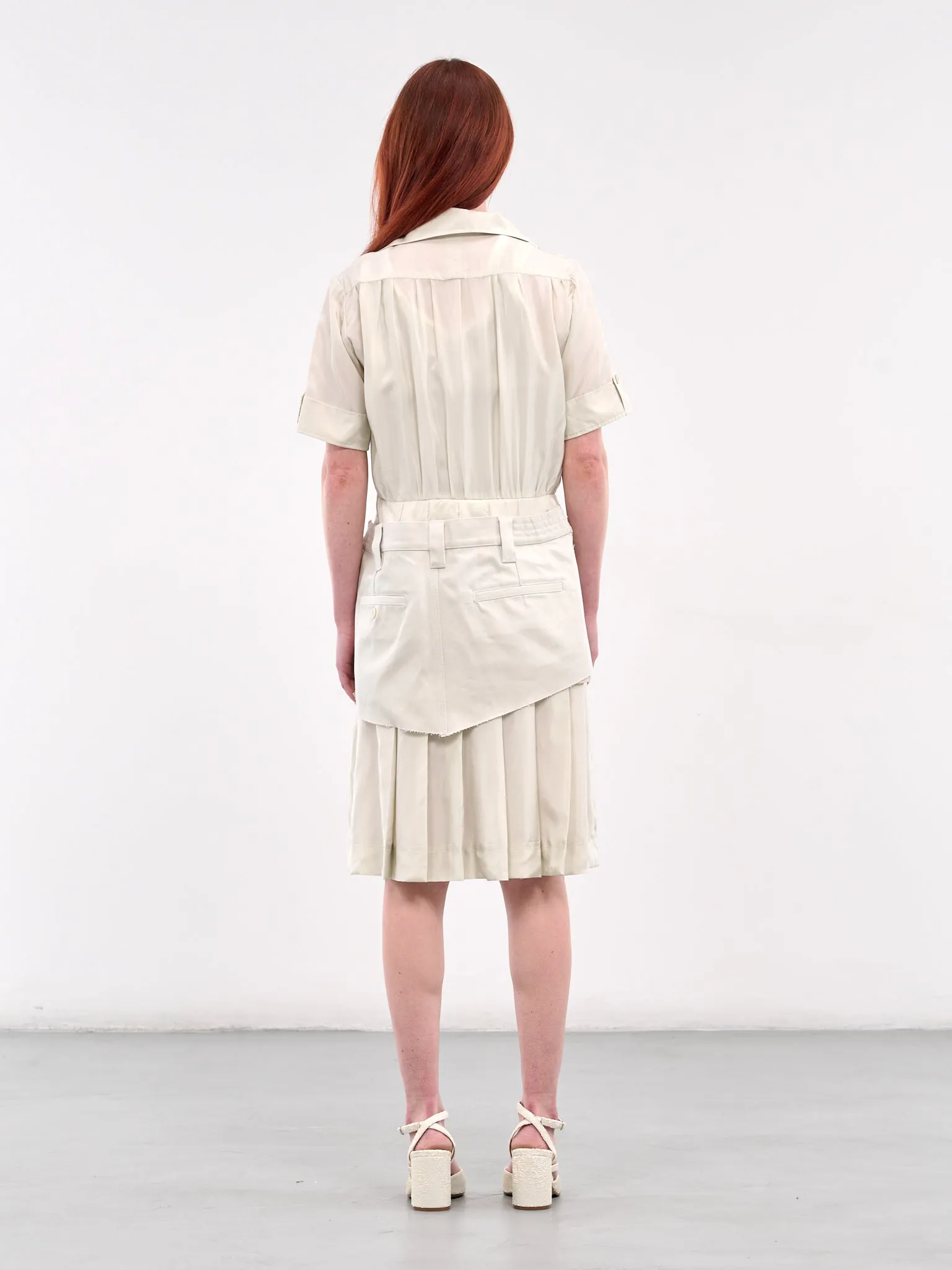 Deconstructed Mini Dress (S51DD0029-MTN060-LIGHT-GREY) sold by lorenzo product image thumbnail 3