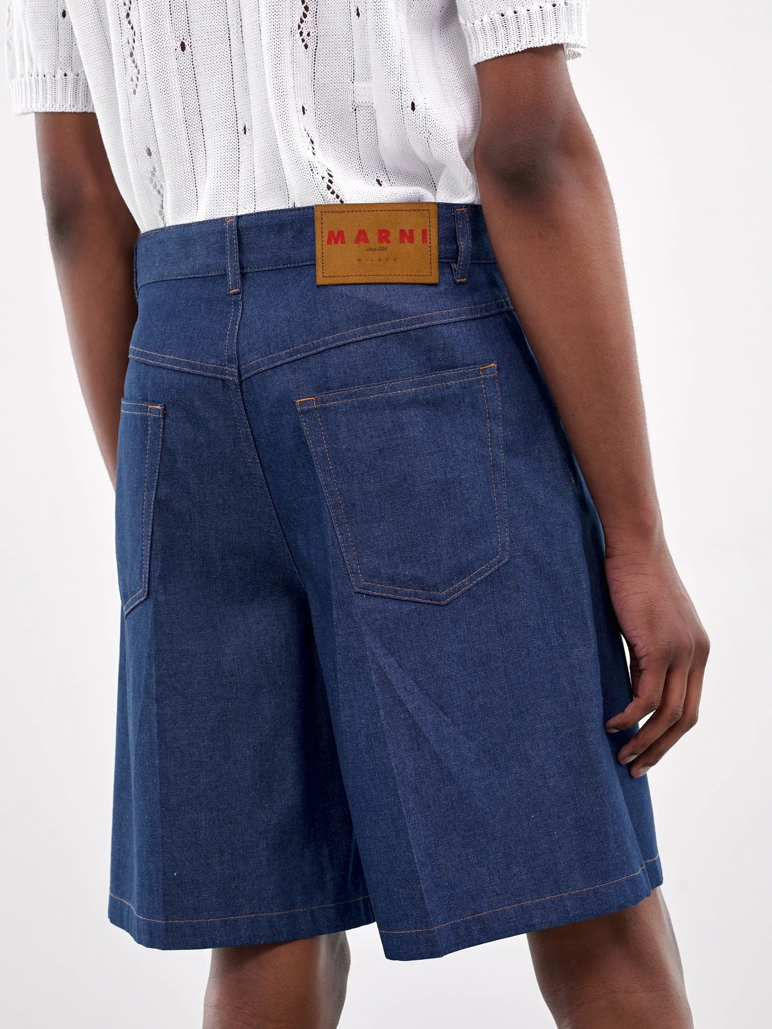 Denim Shorts (PUJU0109A0-UTC476-BLUE) sold by lorenzo product image thumbnail 5