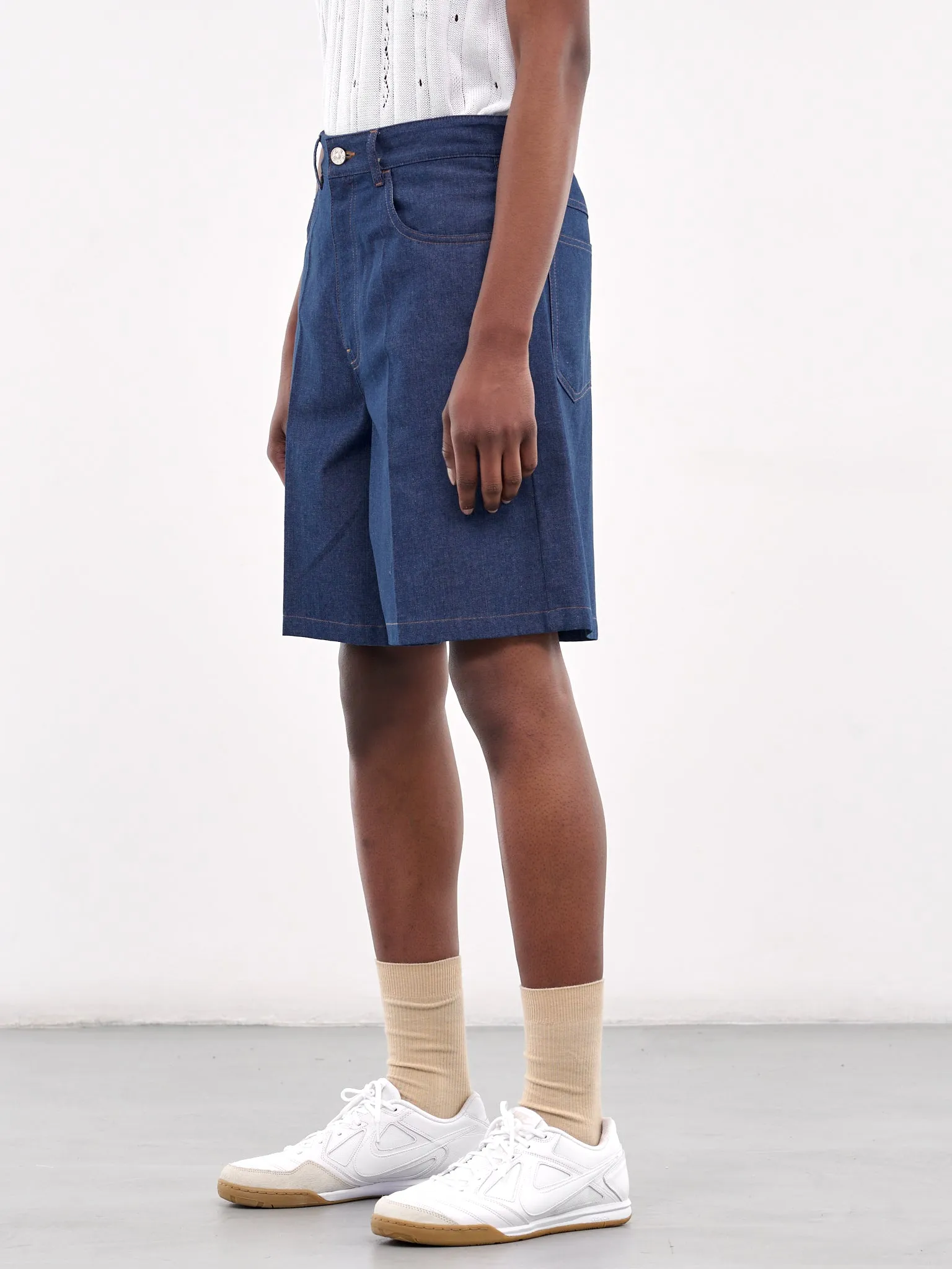 Denim Shorts (PUJU0109A0-UTC476-BLUE) sold by lorenzo product image thumbnail 2