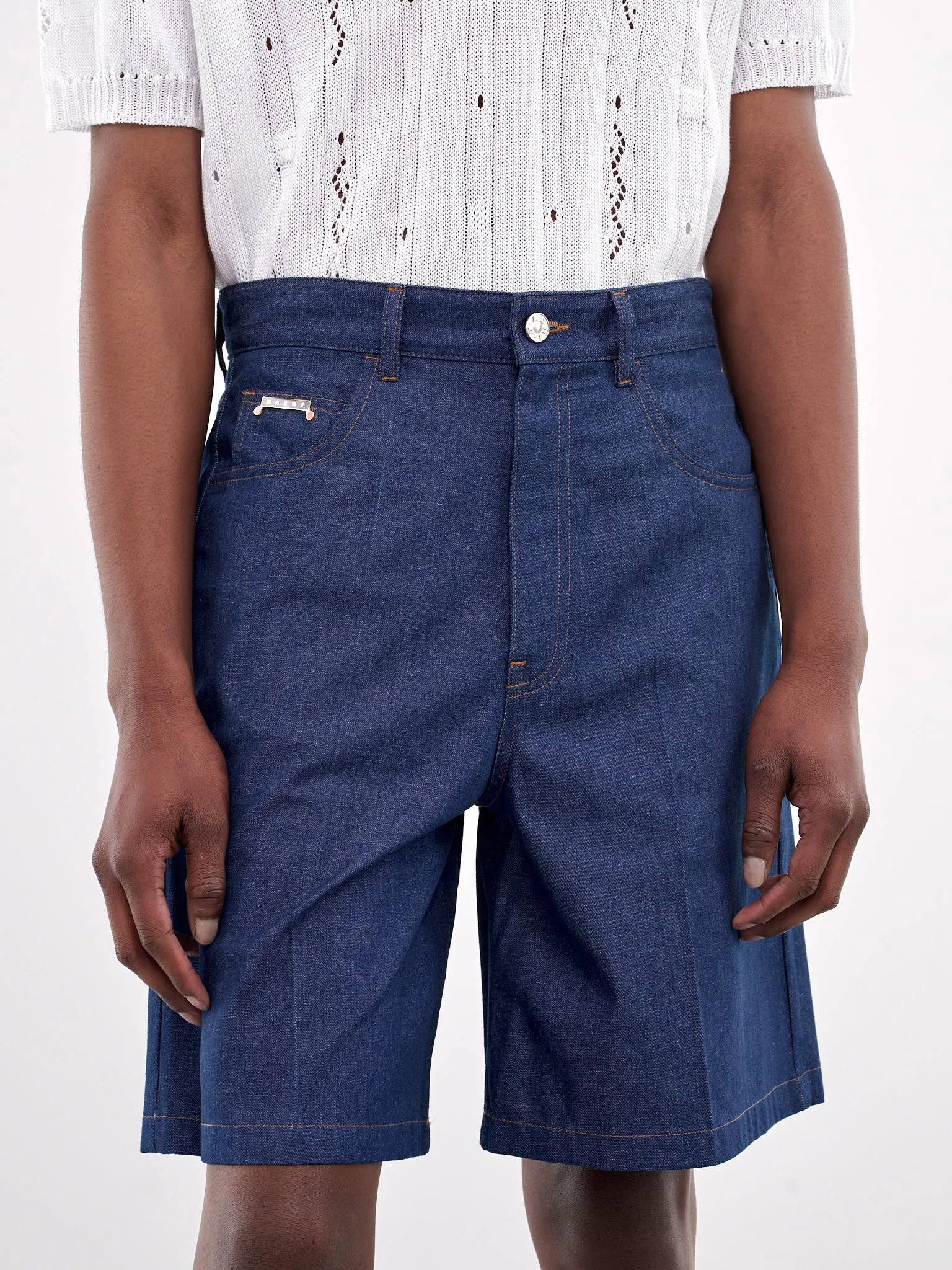 Denim Shorts (PUJU0109A0-UTC476-BLUE) sold by lorenzo product image thumbnail 4