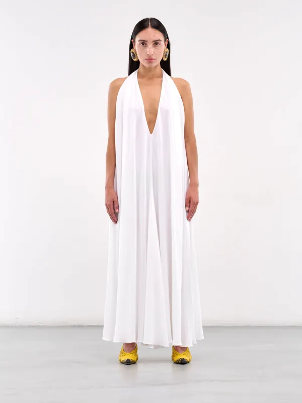 The Norma Dress (251DR228-1765-WHITE) made by Jacquemus