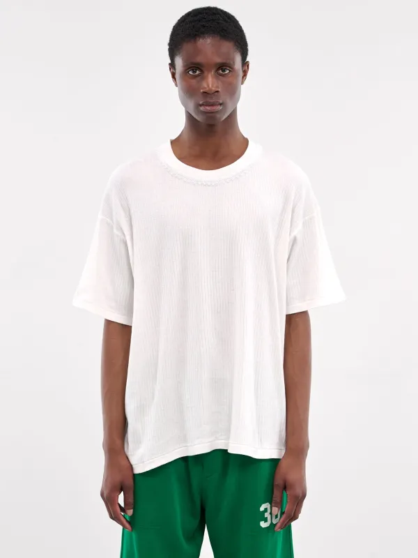 Beaded Salt Marsh Tee (MRS25CS031-CREAM) sold by lorenzo