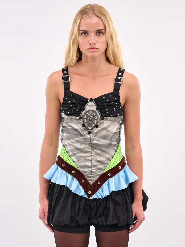 Patchwork Layered Speeler Top (2281-SPEELER-MULTI) sold by lorenzo