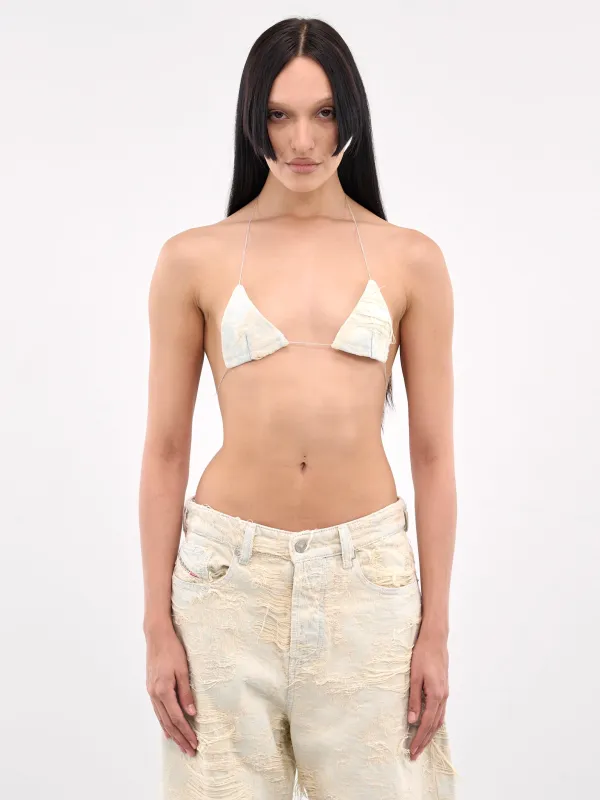 De-Bikiny-Fsg Distressed Denim Bra (A19062-09M40-DENIM) sold by lorenzo
