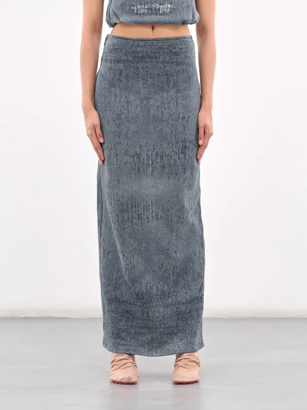 De-Megan-Fsg Denim Skirt (A18934-068RQ-DENIM0 sold by lorenzo