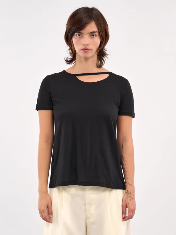 Cinch Strap Tee (FP-T35-081-1-BLACK) sold by lorenzo