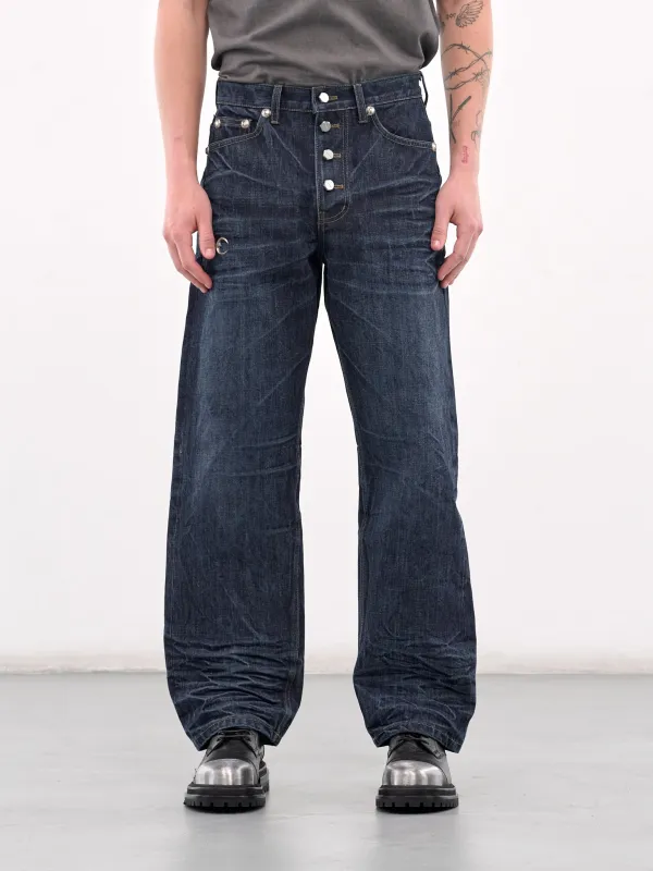 Naval Warfare Denim Jeans (PT1101-BLUE) sold by lorenzo