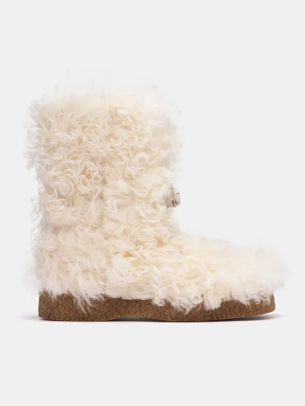 Shearling Boots (816585V55T1-POPCORN) sold by lorenzo