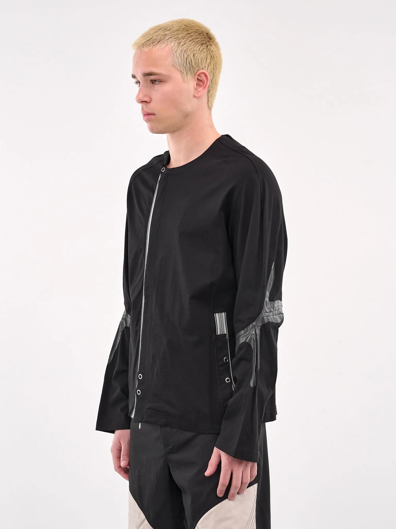 Alec K-Dart Jersey Jacket (TP05-85-BLACK) sold by lorenzo product image thumbnail 2