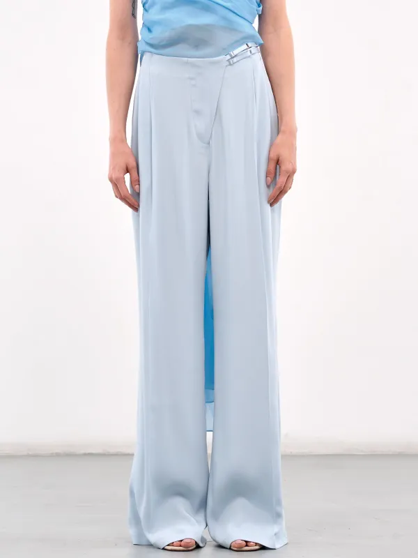 Pleated Trousers (56-LIGHT-BLUE) sold by lorenzo