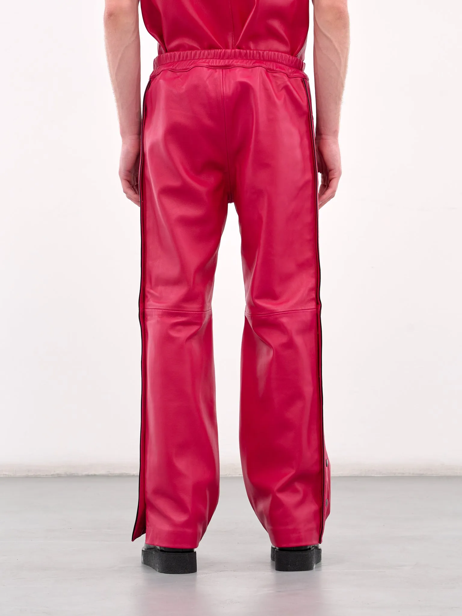 Leather Warm-Up Pants (PT37L-IN04-FUSCHIA) sold by lorenzo product image thumbnail 3