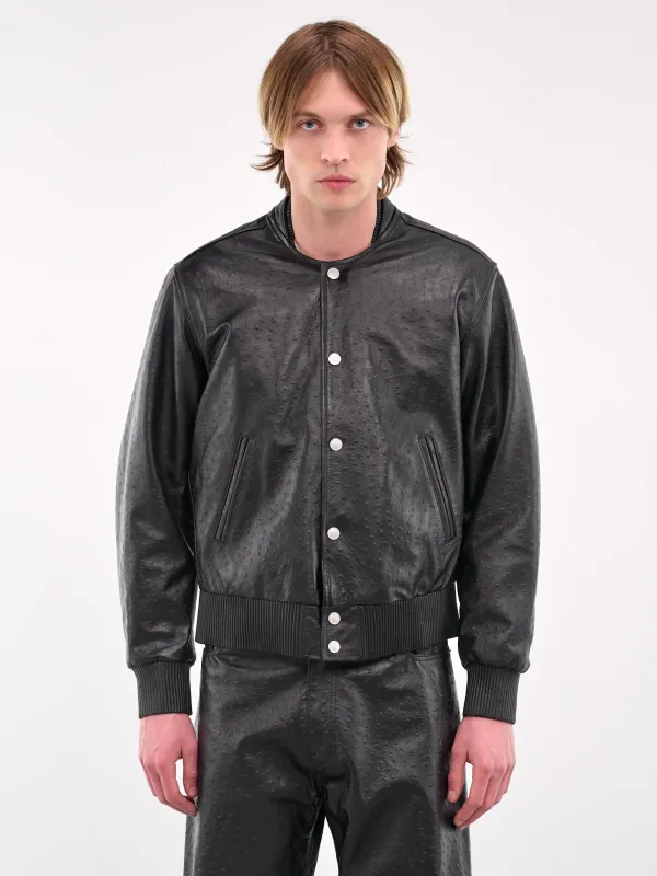 Bomber Jacket (MP4LSOL-JC3024-BLACK) sold by lorenzo