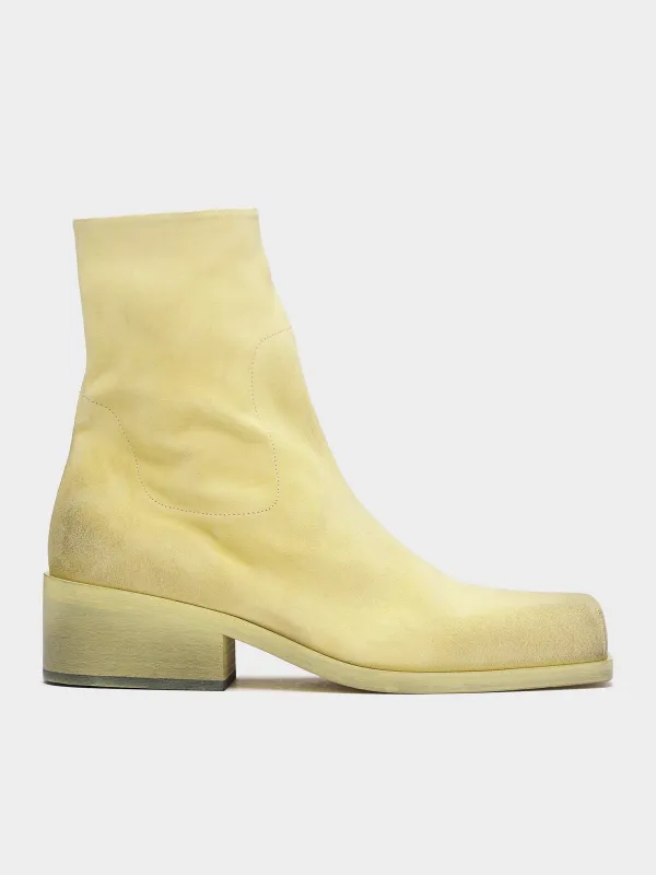 Cassello Zip Ankle Boots (MM4340-P024-701-CHLORINE) sold by lorenzo