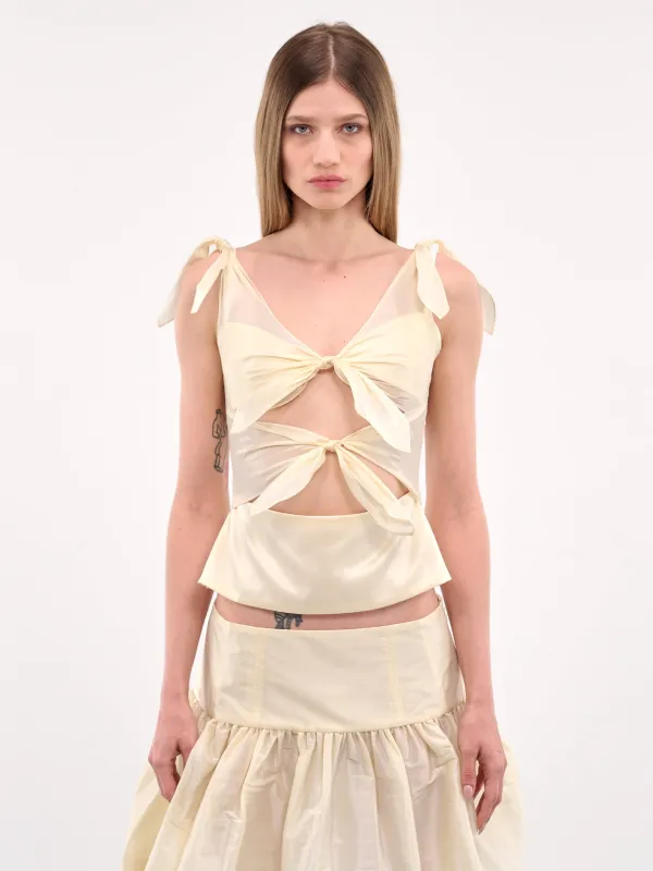 Ornette Top (42-IVORY) sold by lorenzo