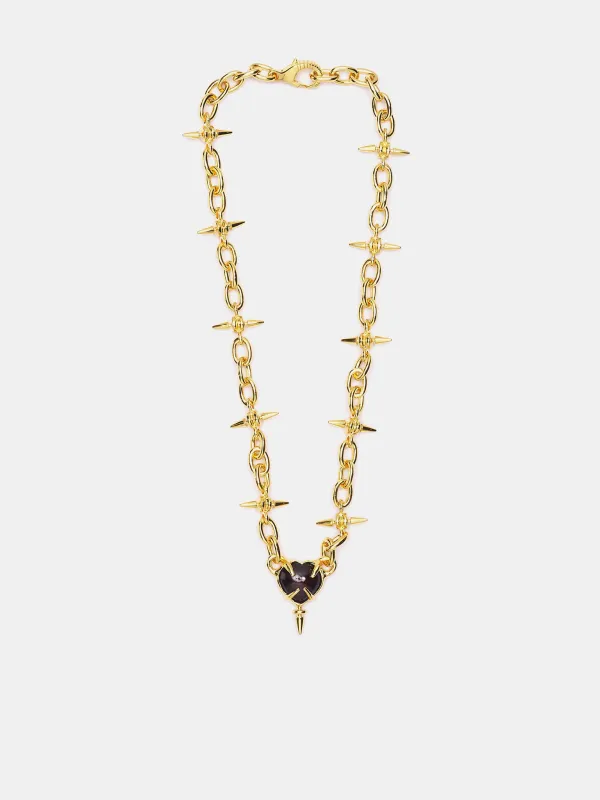 The Queen's Necklace (THE-QUEENS-GOLD-PLATED-SILVER-) sold by lorenzo