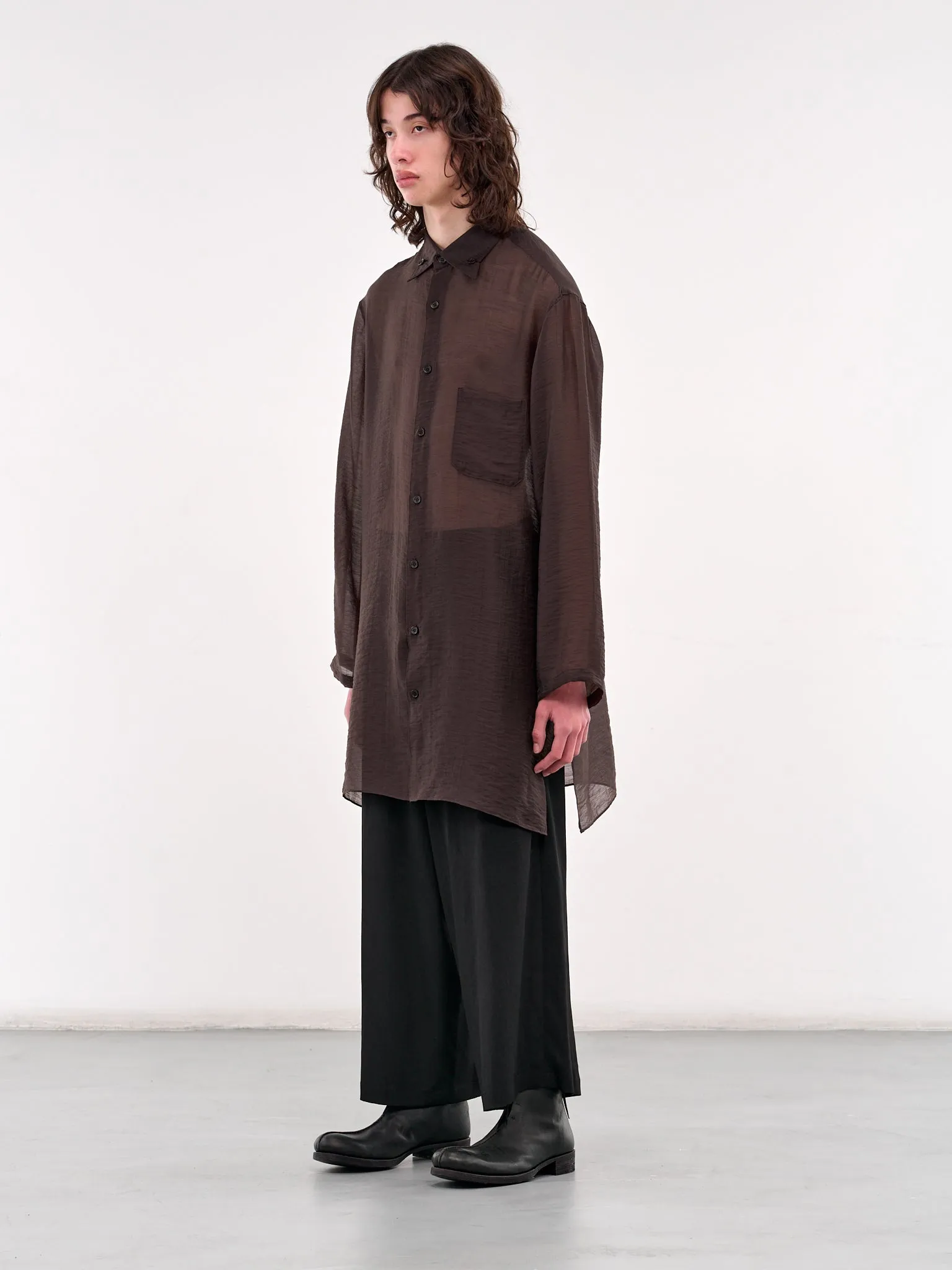 Loop BD Shirt (HP-B21-273-1-BROWN) sold by lorenzo product image thumbnail 2