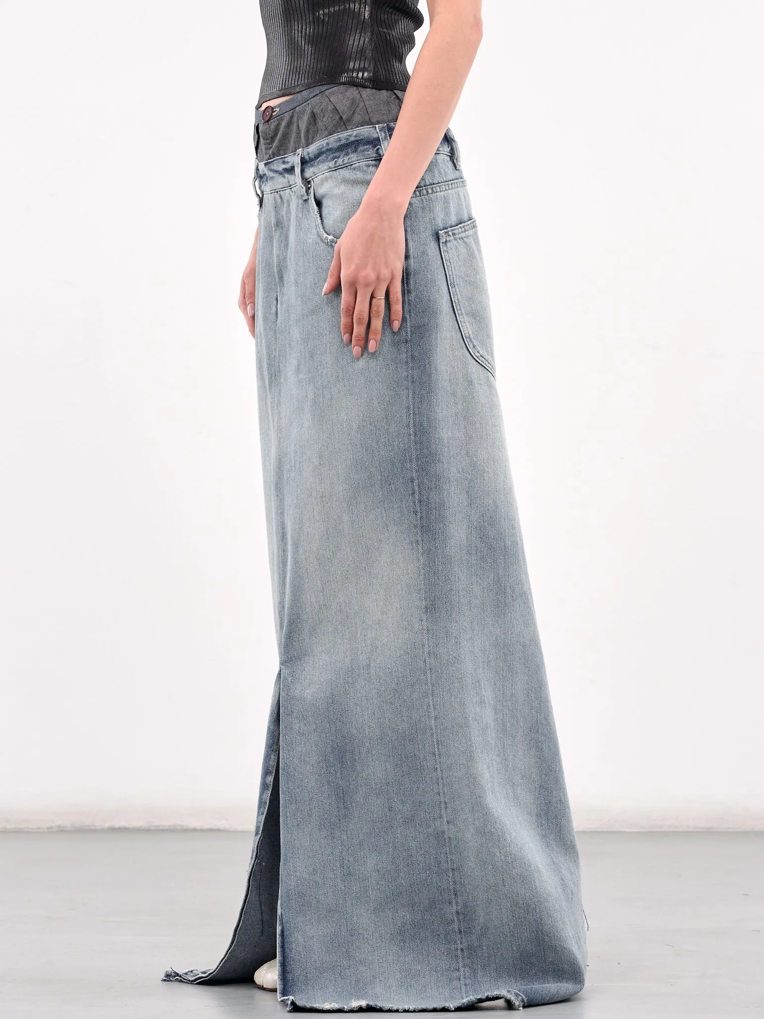 Anonymity Of The Lining Skirt (S51MI0006-S30383-LIGHT-BLUE) sold by lorenzo product image thumbnail 2