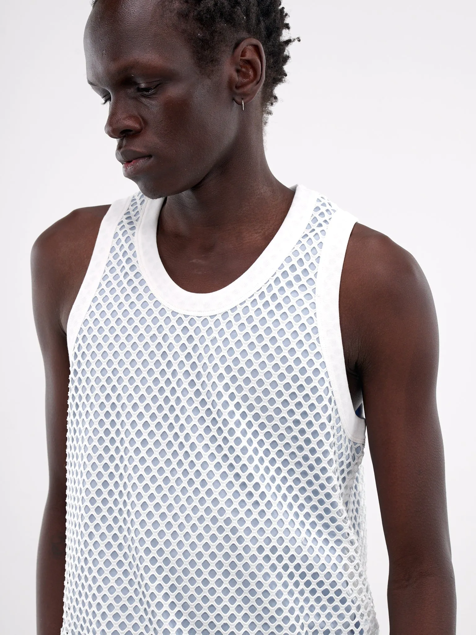 Record Tank Top (MS25JE40-JE01-400-WHITE-LIGHT-) sold by lorenzo product image thumbnail 4