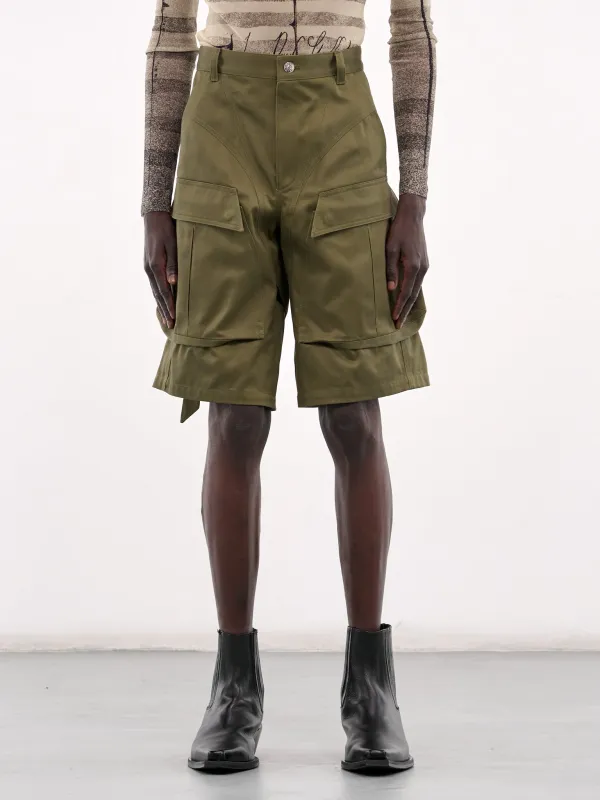 Cargo Shorts (25P1PA0489264-KHAKI) sold by lorenzo