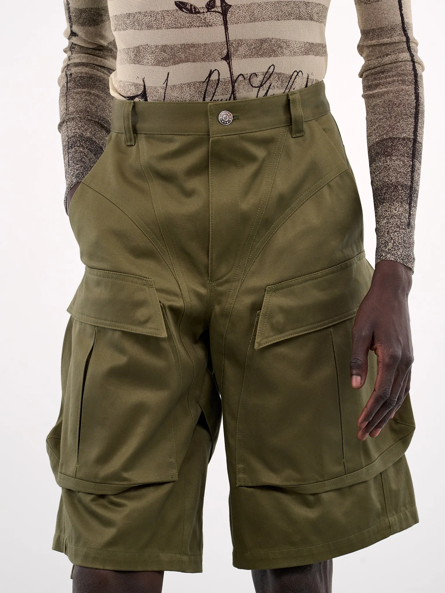 Cargo Shorts (25P1PA0489264-KHAKI) sold by lorenzo product image thumbnail 4