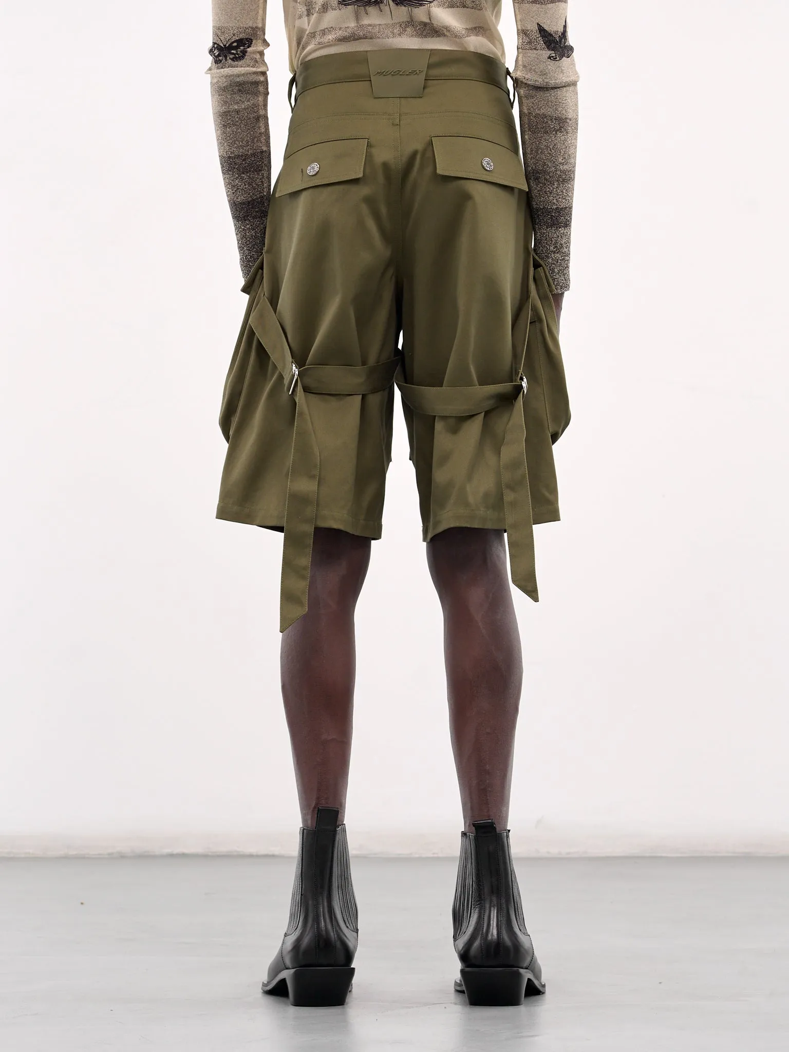 Cargo Shorts (25P1PA0489264-KHAKI) sold by lorenzo product image thumbnail 3