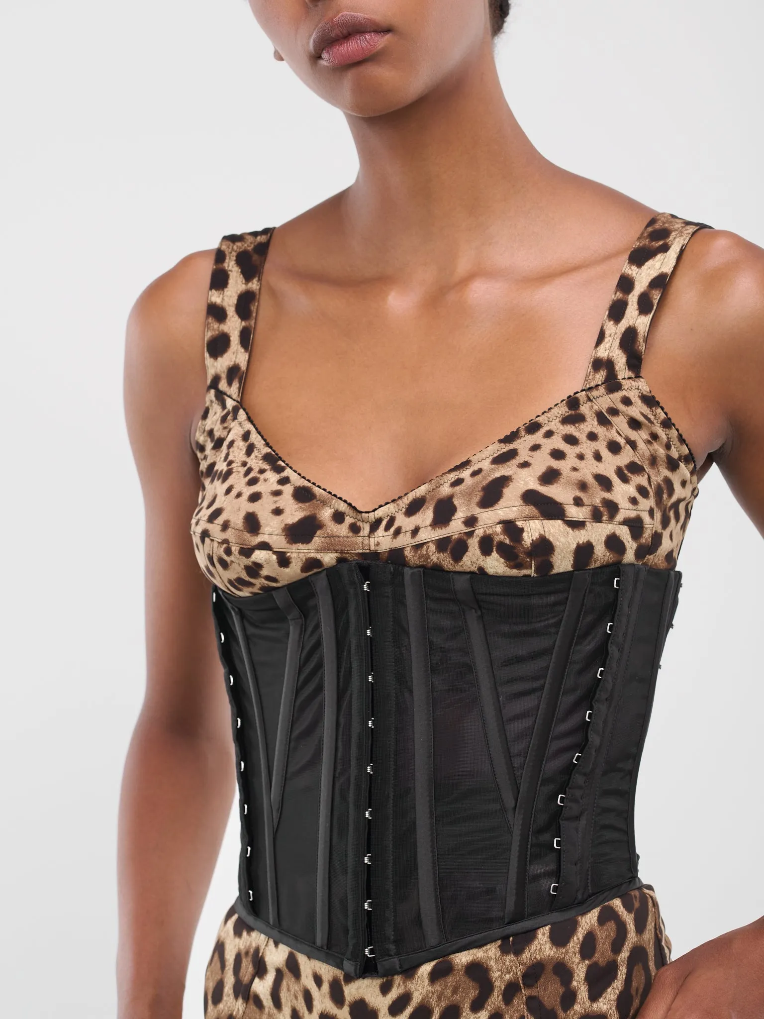 Lace Corset (FB357A-OUADW-BLACK) sold by lorenzo product image thumbnail 4
