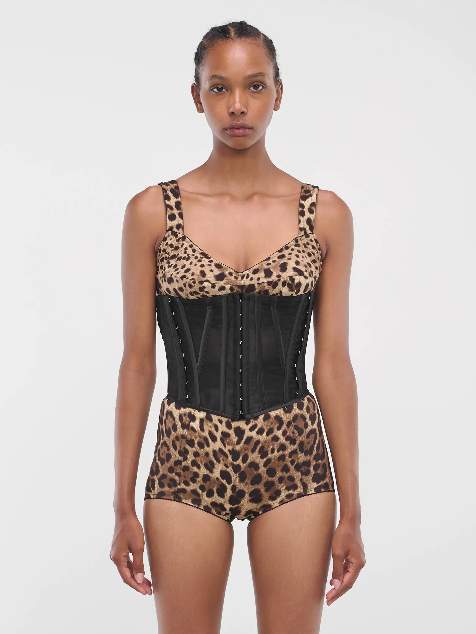 Lace Corset (FB357A-OUADW-BLACK) sold by lorenzo