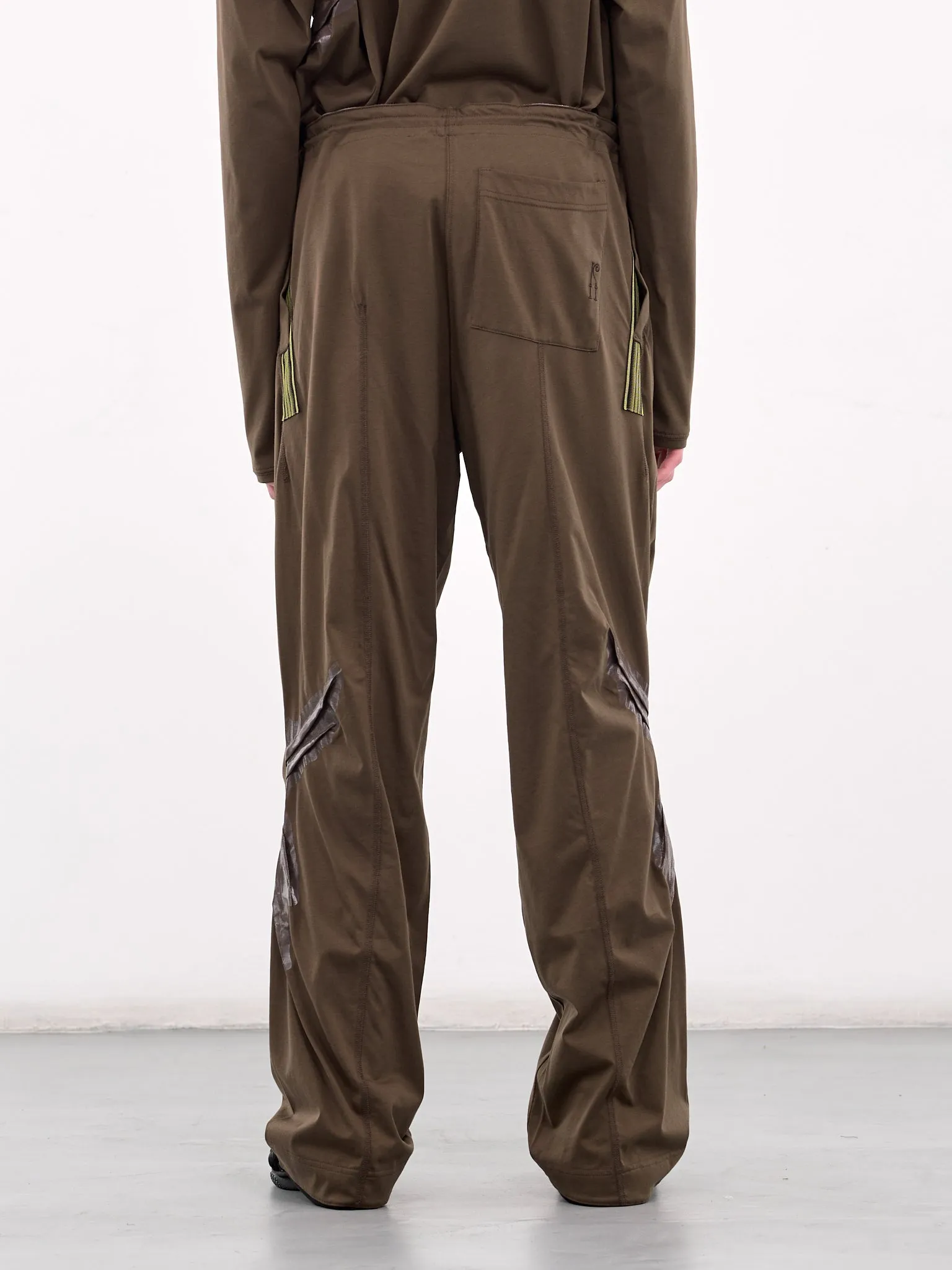 Alec K-Dart Jersey Trousers (T07-27-BROWN-BLACK-GREEN-STRIP) sold by lorenzo product image thumbnail 3