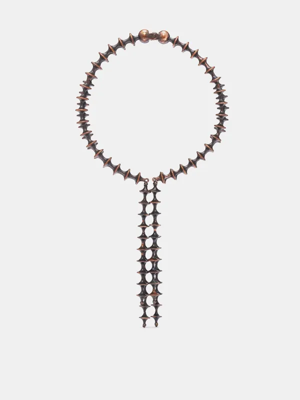 Toupie River Necklace (TOU-RIV-NEK-COP-COPPER) made by lorenzo