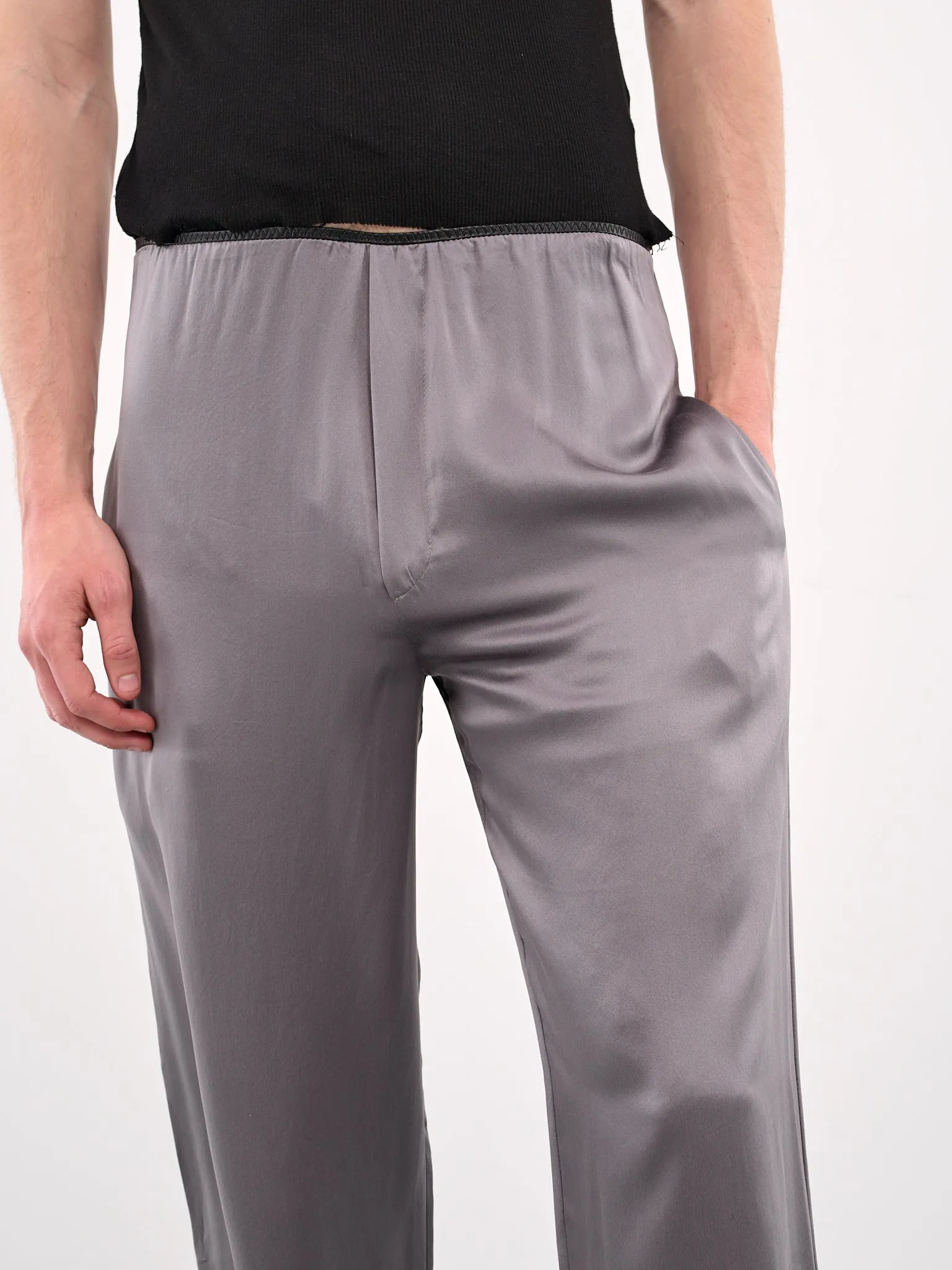 Pajama Pants (PAN-U-PYJ-SIL-CHARCOAL) sold by lorenzo product image thumbnail 4