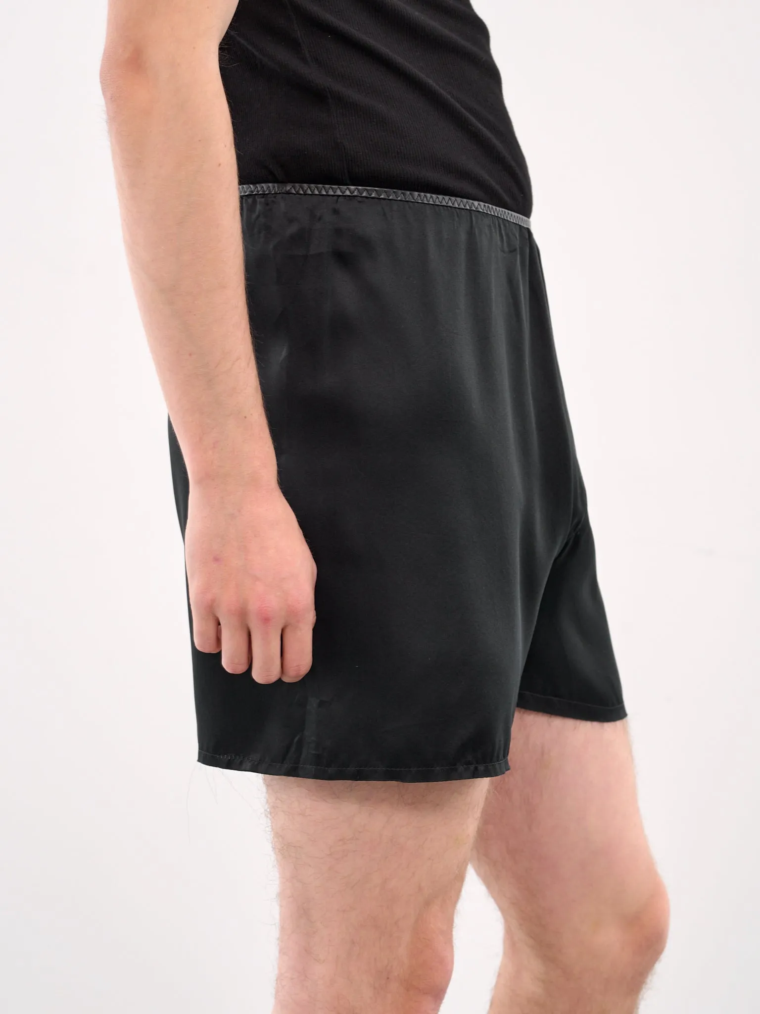 Silk Boxers (PAN-U-BOX-SIL-BLACK) sold by lorenzo product image thumbnail 4