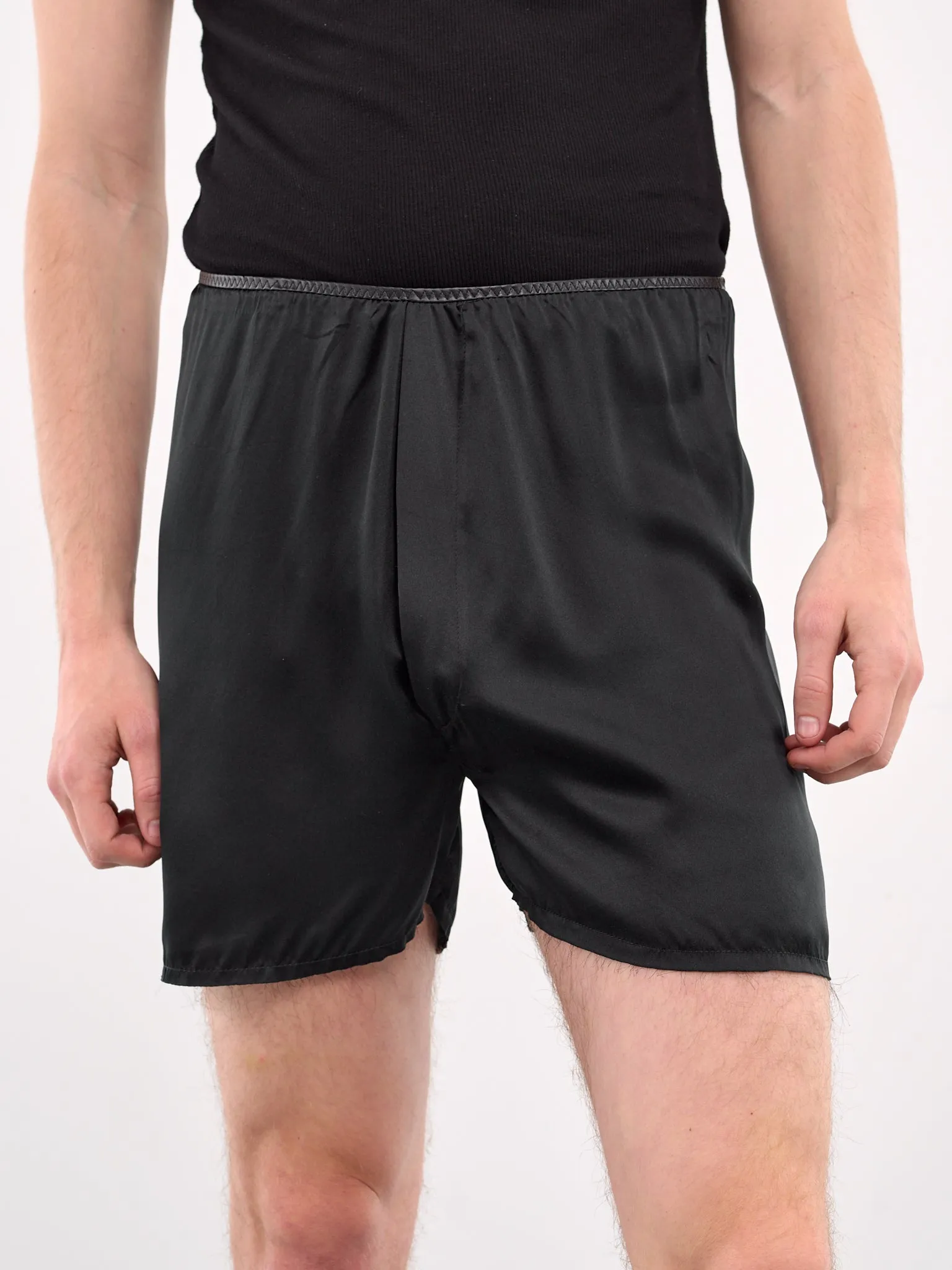 Silk Boxers (PAN-U-BOX-SIL-BLACK) sold by lorenzo product image thumbnail 5