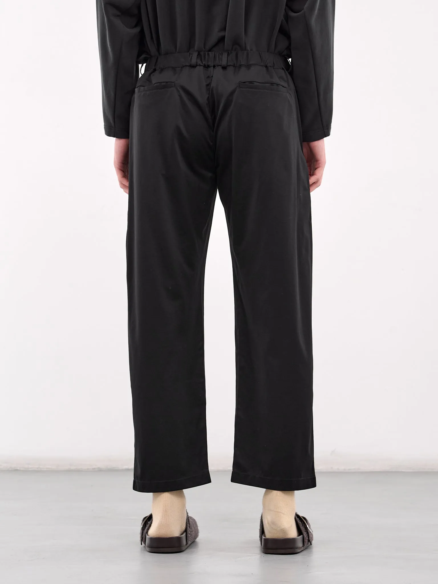 Elasticated Trousers (KM25S-021-BLACK) sold by lorenzo product image thumbnail 3