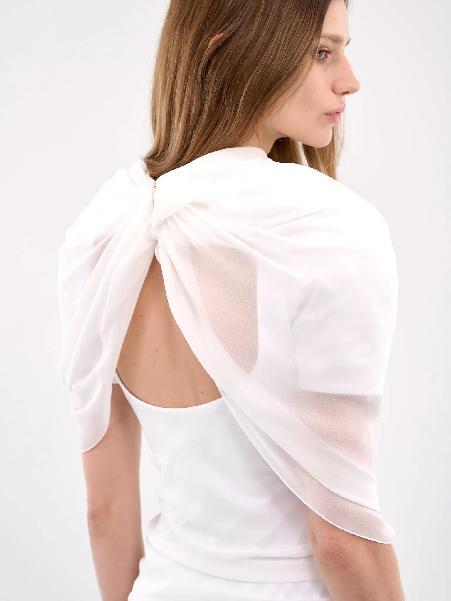 The Castagna Dress (251DR130-1555-WHITE) sold by lorenzo product image thumbnail 5