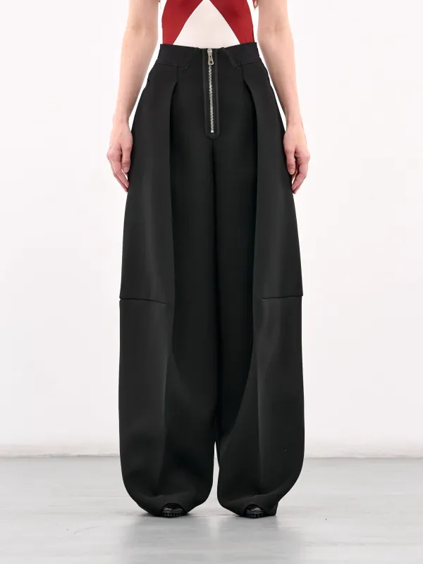 The Crepe Pants (25-33-F-PA187-C081-BLACK) sold by lorenzo