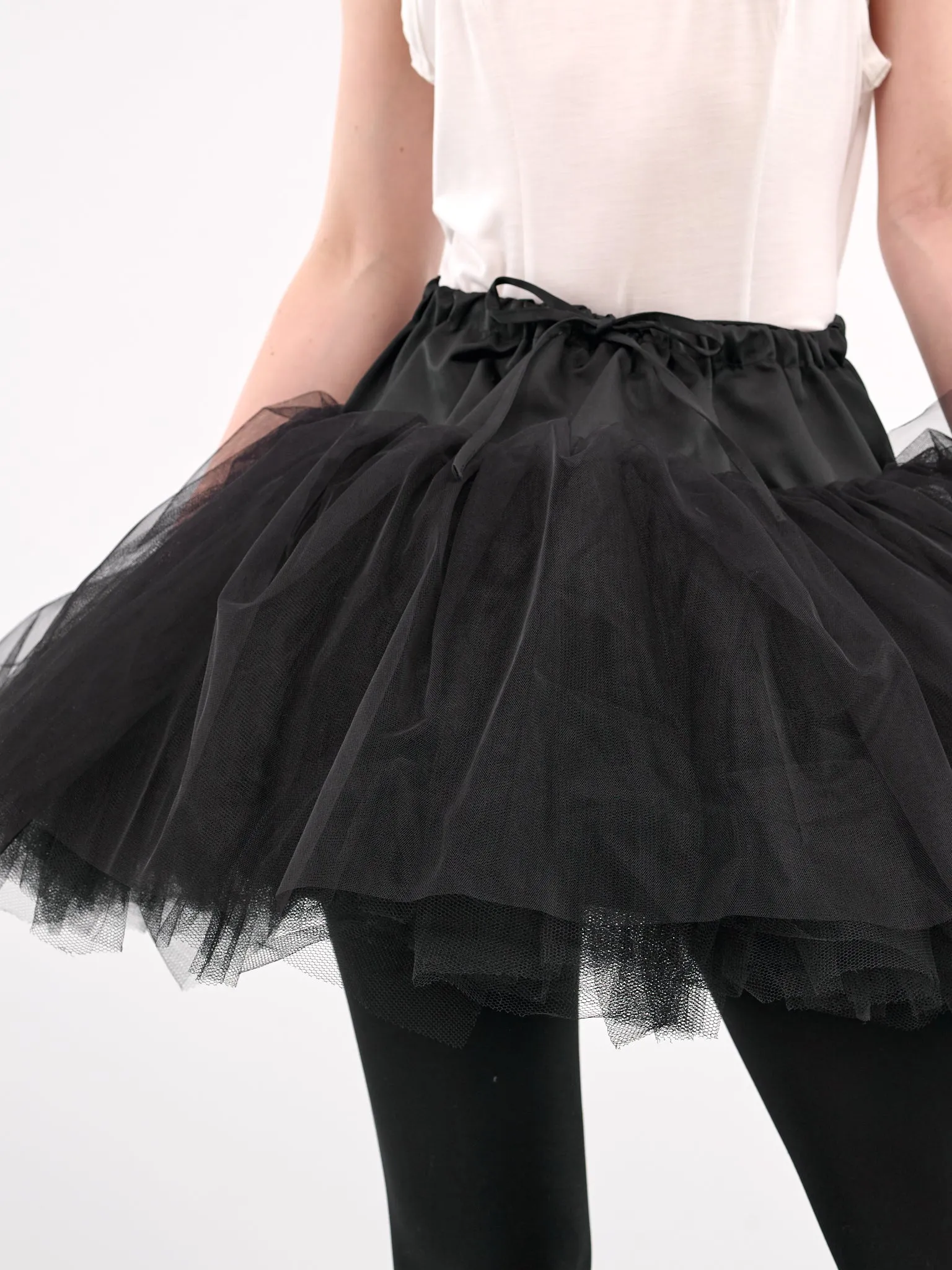 Elasticated Ballet Tutu Skirt (3139-0035-NET-BLACK) sold by lorenzo product image thumbnail 4
