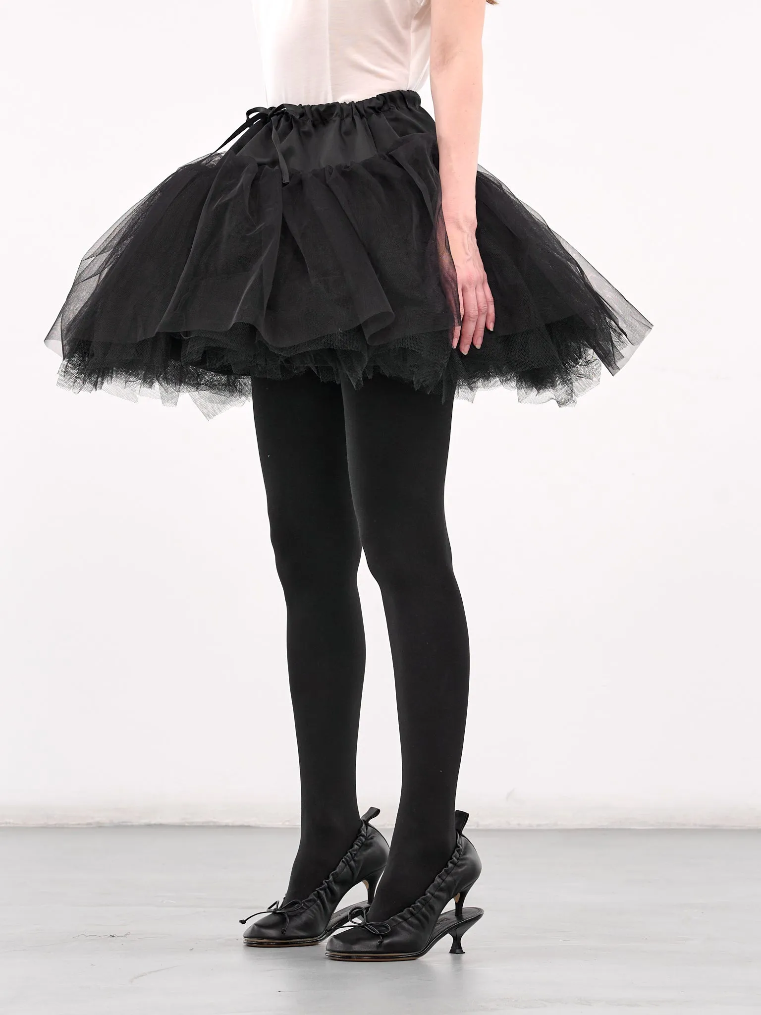 Elasticated Ballet Tutu Skirt (3139-0035-NET-BLACK) sold by lorenzo product image thumbnail 2