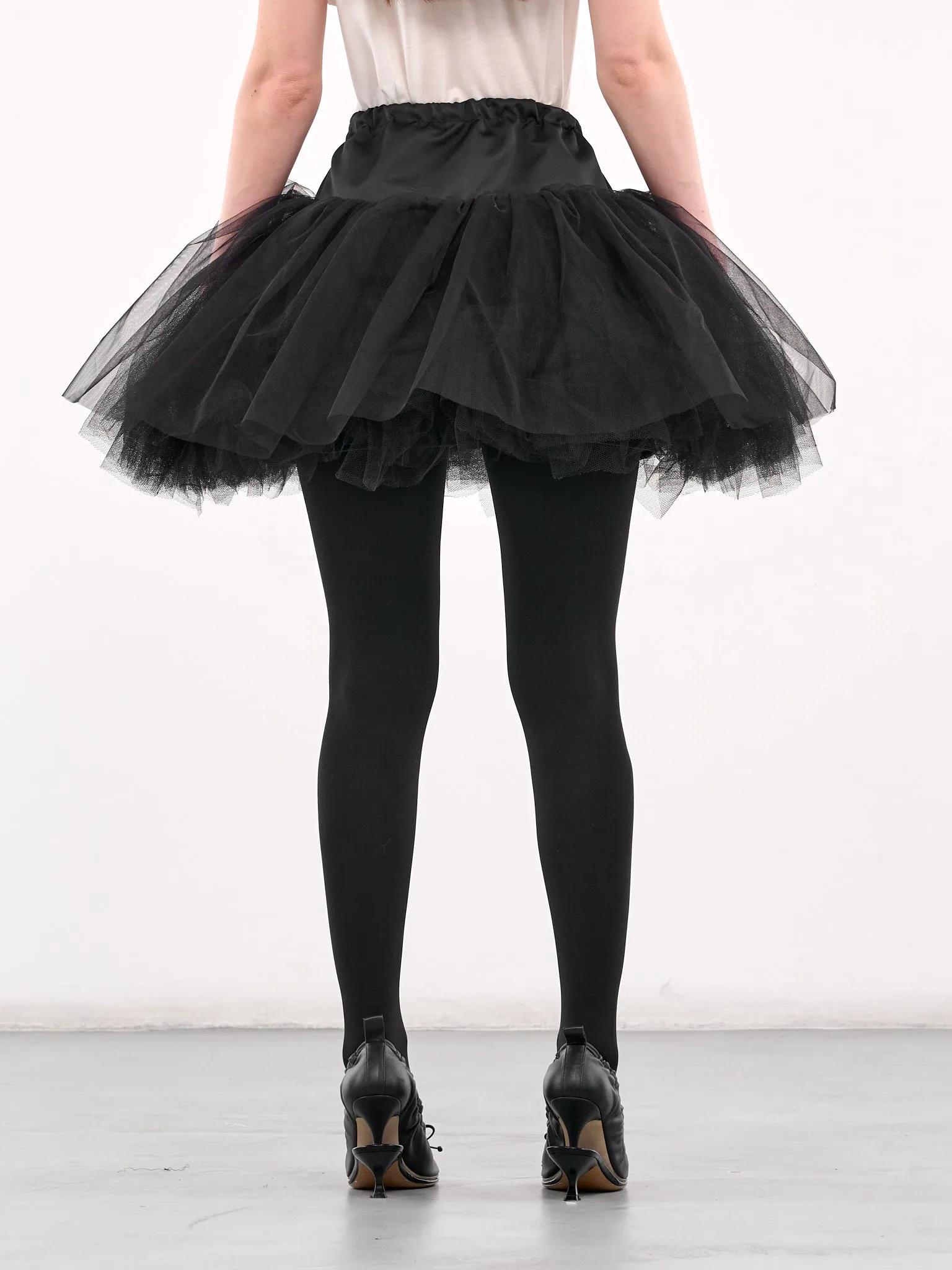 Elasticated Ballet Tutu Skirt (3139-0035-NET-BLACK) sold by lorenzo product image thumbnail 3