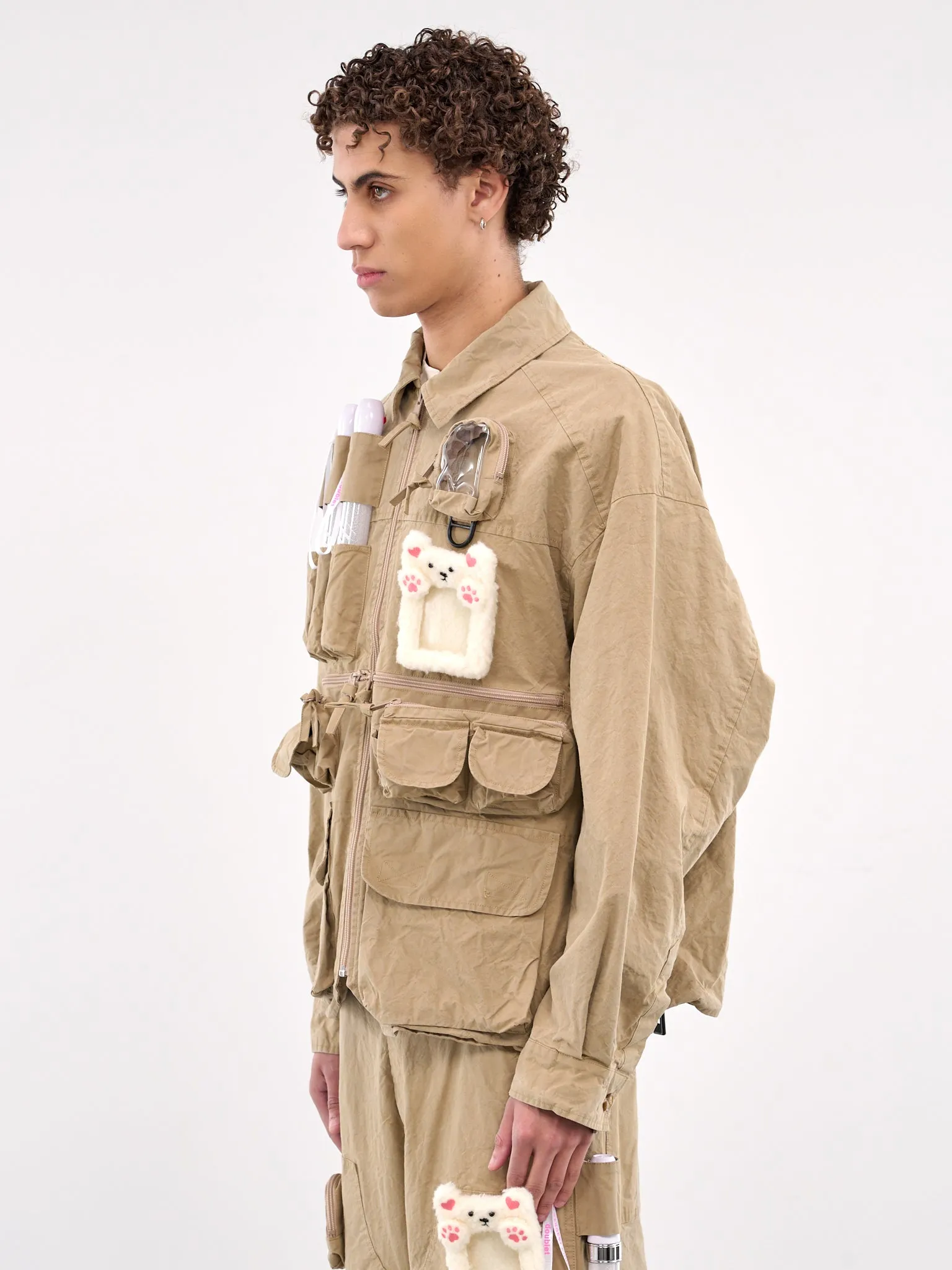Oshi-Katsu Pocket Jacket (16BL217-BEIGE) sold by lorenzo product image thumbnail 2